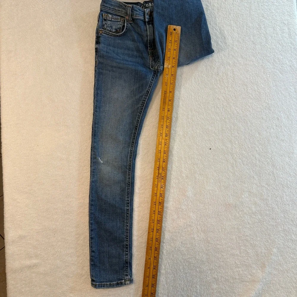 Guess Eco Skinny Fit Jeans Medium Wash Blue Denim Size 10
